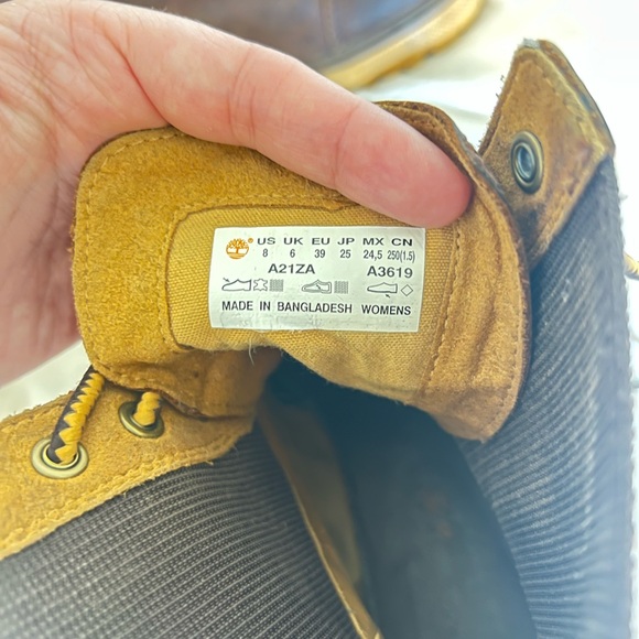 Brown and Tan Lace-Up Boots - Picture 3 of 4